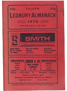 1976 Tilleys Almanack