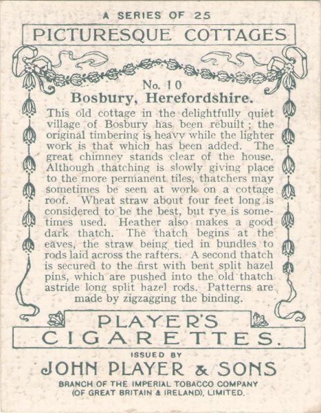 back of the cigarette card